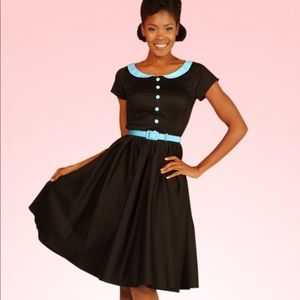 NWT Pinup Couture DeeDee Dress, Black- M